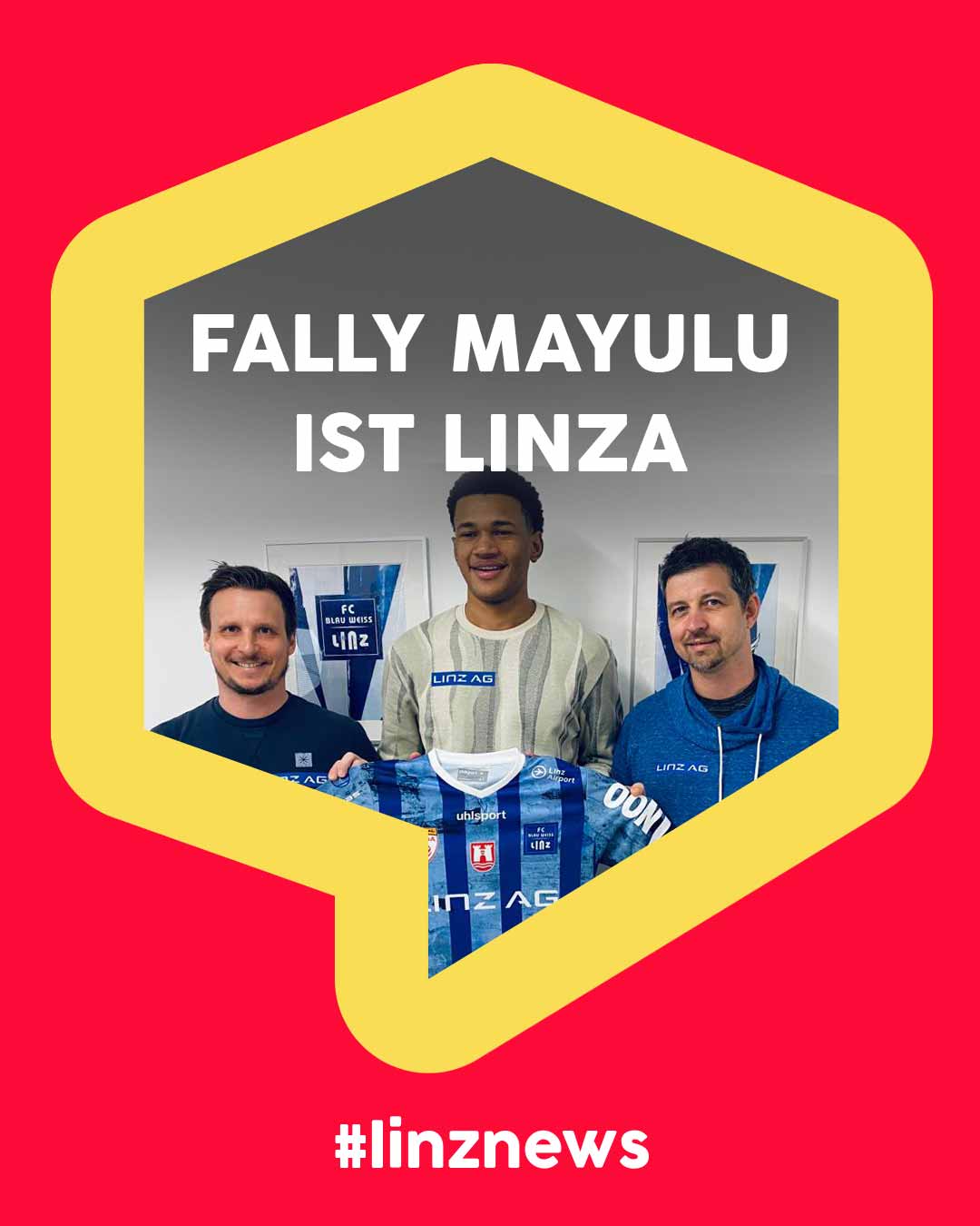Fally Mayulu Zu Blau Weiß Linznews 